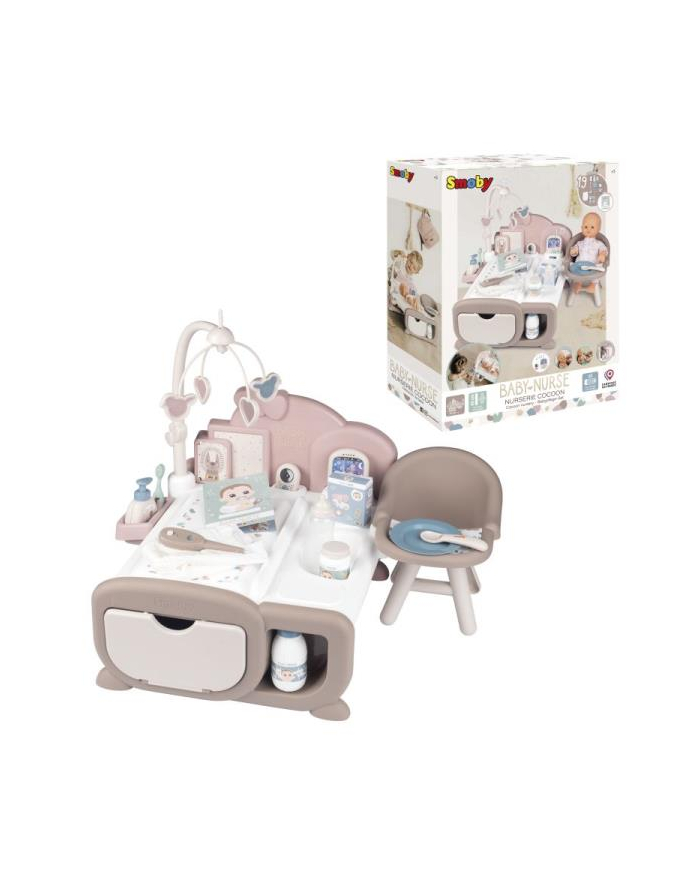 Baby Nurse Elektroniczny kącik opiekunki 220379 SMOBY główny