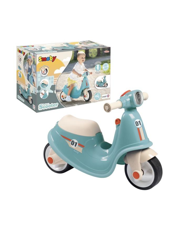 Skuter dwukołowy niebieski 721006 SMOBY główny