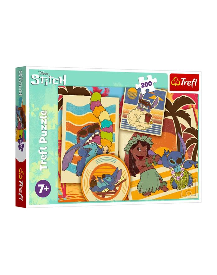 Puzzle 200el Muzyczny świat Lilo%Stich / Disney Lilo'amp; Stich 13304 Trefl główny