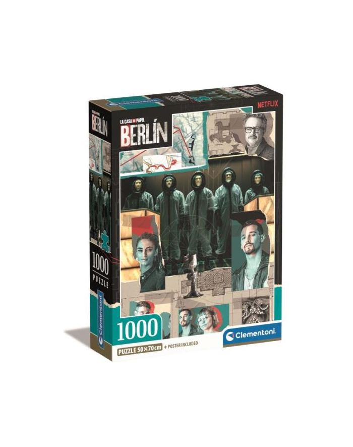 Clementoni Puzzle 1000el Compact Netflix Berlin 39848 główny