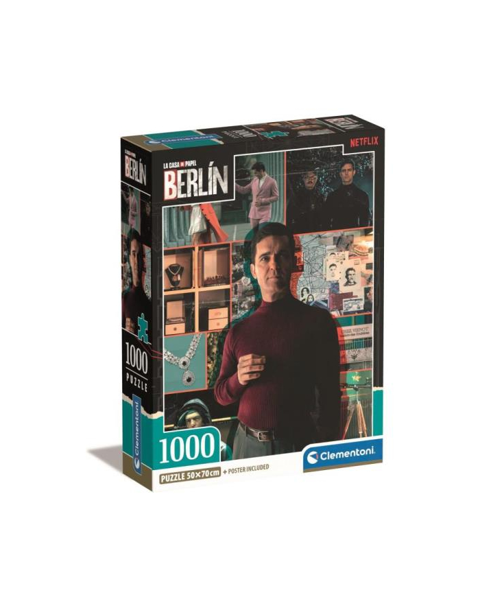 Clementoni Puzzle 1000el Compact Netflix Berlin 39849 główny