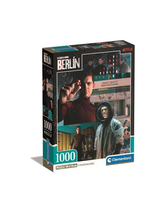 Clementoni Puzzle 1000el Compact Netflix Berlin 39850 główny