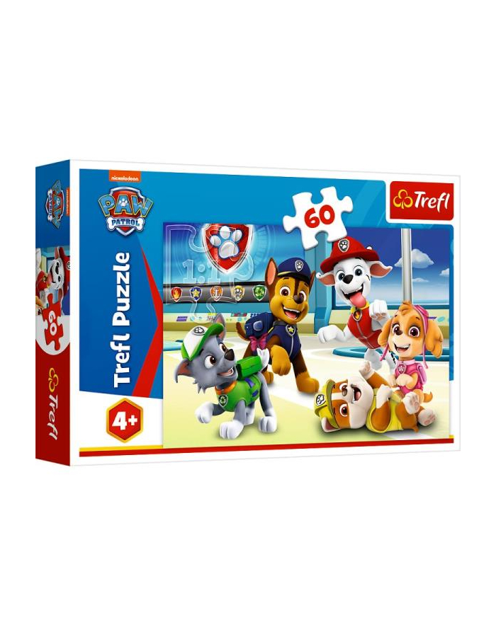 Puzzle 60el W świecie Piesków. Psi Patrol PAW PATROL 17392 TREFL główny