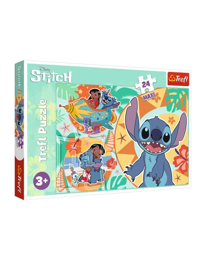 Puzzle 24el Maxi Wesoły dzień Lilo'amp;Stitch 14365 TREFL główny