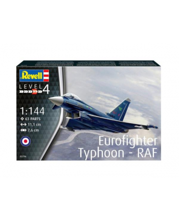 cobi Model do sklejania Revell 03796 1:144 (wersja europejska)ROFIGHTER TYPHOON RAF