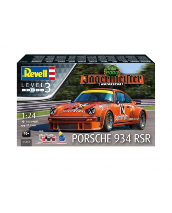 cobi Model do sklejania 05669 1:24 Porsche 934 RSR Jagermeister Zestaw upominkowy