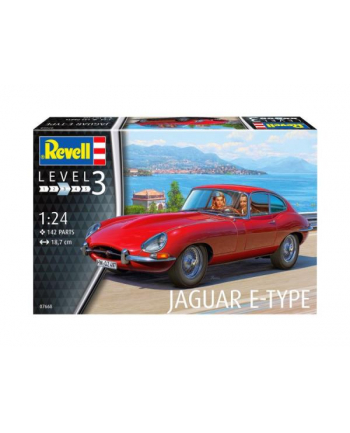 cobi Model do sklejania Revell 07668 1:24 Jaguar E-Type coupe