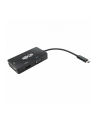 eaton Wieloportowy adapter USB-C (M/3xF) 4K HDMI, DVI, VGA, HDCP. U444-06N-HDV4KB  Czarny - nr 3
