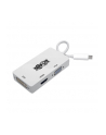 eaton Wieloportowy adapter USB-C (M/3xF) 4K HDMI, DVI, VGA, HDCP U444-06N-HDV4K  Biały - nr 1