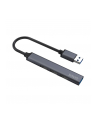 savio Hub 4 porty USB-A - 3 x USB-A 2.0, 1 x USB-A 3.0, 5 Gbps, Aluminium, AK-70 - nr 10