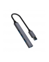 savio Hub 4 porty USB-A - 3 x USB-A 2.0, 1 x USB-A 3.0, 5 Gbps, Aluminium, AK-70 - nr 3