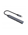 savio Hub 4 porty USB-C - 3 x USB-A 2.0, 1 x USB-A 3.1 3.1 GEN 1, 5 Gbps, AK-71 - nr 12