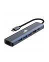 tb Adapter HUB USB C 6w1 - HDMI, USBx3, PD, RJ-45 - nr 3