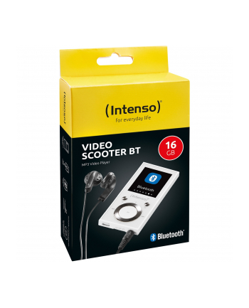 Intenso Video Scooter, Portable Player (Kolor: BIAŁY, 16 GB, Bluetooth)