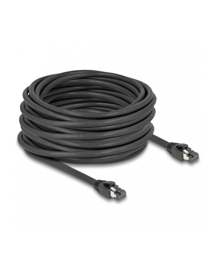 DeLOCK network cable RJ-45 Cat.8.1 S/FTP, up to 40 Gbps (Kolor: CZARNY, 15 meters) główny