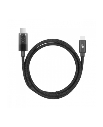 tb Kabel USB C - USB C 1m ze wskaźnikiem mocy ładowania (100 W)