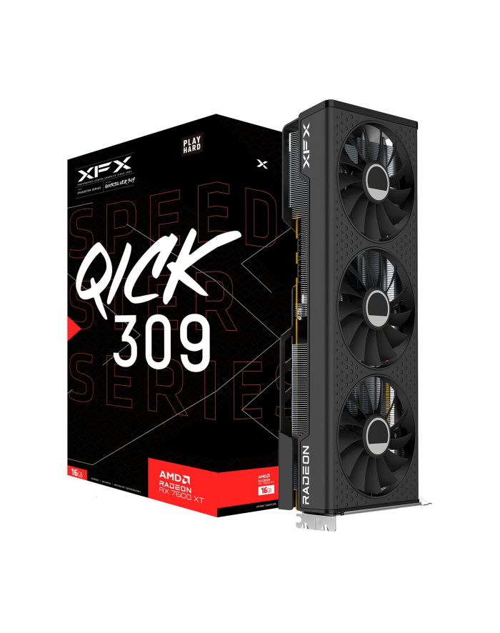 XFX Radeon RX 7600 XT SPEEDSTER SWFT210 CORE Gaming, graphics card (RDNA 3, GDDR6, 3x DisplayPort, 1x HDMI 2.1) główny