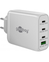 goobay USB-C PD multiport quick charger 100 watts (Kolor: BIAŁY, 1x USB-A QC, 3x USB-C PD, GaN technology) - nr 5