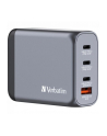 Verbatim GaN charger 100W, 1x USB-A, 3x USB-C (grey, PD 3.0, QC 3.0) - nr 8