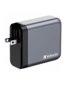 Verbatim GaN charger 100W, 1x USB-A, 3x USB-C (grey, PD 3.0, QC 3.0) - nr 14