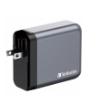 Verbatim GaN charger 100W, 1x USB-A, 3x USB-C (grey, PD 3.0, QC 3.0) - nr 15