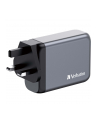 Verbatim GaN charger 100W, 1x USB-A, 3x USB-C (grey, PD 3.0, QC 3.0) - nr 2