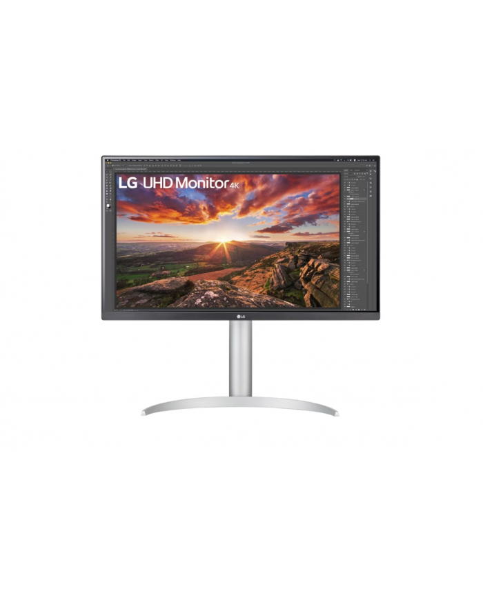 lg electronics LG LG 27 Ultra HD 4K 27UP85NP-W, LED monitor - 27 - silver/Kolor: CZARNY, UltraHD/4K, IPS, HDR, USB-C główny