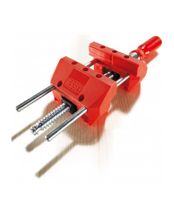 BESSEY screw clamp S10 (red, 100mm, incl. 2 table clamps)