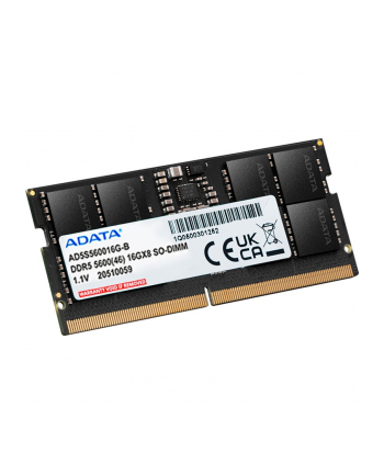 ADATA DDR5 - 16GB - 5600 - CL - 46, Single RAM (Kolor: CZARNY, AD5S560016G-S, Premier Tray)