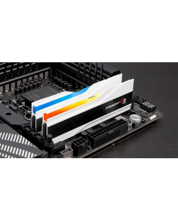 G.Skill DDR5 - 48GB - 8000 - CL - 40 (2x 24 GB) dual kit, RAM (Kolor: BIAŁY, F5-8000J4048F24GX2-TZ5RW, Trident Z5 RGB, INTEL XMP)