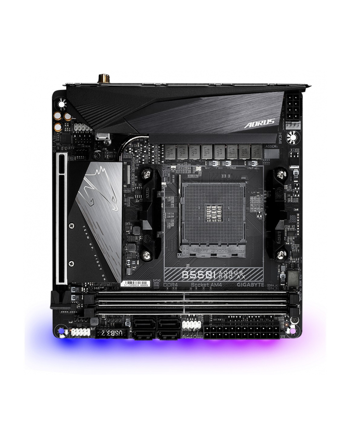 gigabyte Płyta główna B550I AORUS PRO AX AM4 2DDR4 HDMI/DP mITX główny