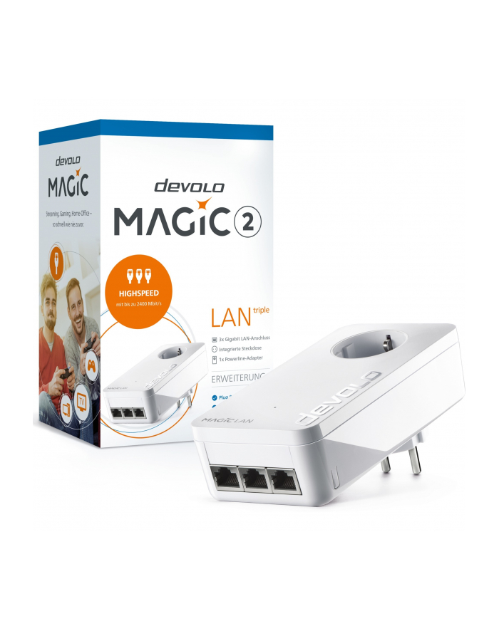 devolo Magic 2 LAN triple + Single, Powerline główny