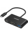 anker USB-C Hub 3w1 4K HDMI szary - nr 9