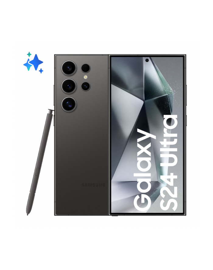 SAMSUNG Galaxy S24 Ultra - 6.8 - 256GB, mobile phone (Titanium Black, System Android 14, 5G) główny
