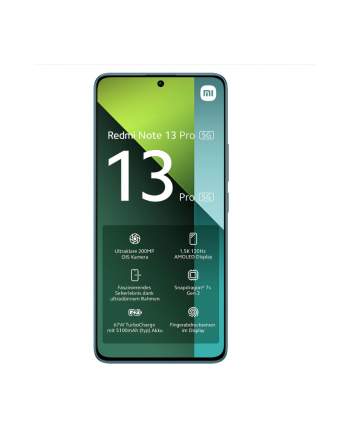 Xiaomi Redmi Note 13 Pro - 6.67 - 256GB, Mobile Phone (Ocean Teal, System Android 13, 5G)