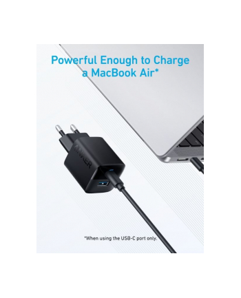 anker Ładowarka sieciowa 323 33W 1xUSB-A 1xUSB-C czarna