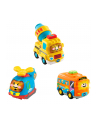 VTech Tut Tut Baby Flitzer - Set of 3 Coach, Helicopter, Concrete Mixer, Toy Vehicle - nr 1