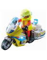PLAYMOBIL 71205 Emergency Doctor's Motorcycle with Flashing Light Construction Toy - nr 5