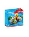 PLAYMOBIL 71205 Emergency Doctor's Motorcycle with Flashing Light Construction Toy - nr 7