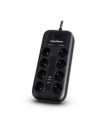 cyberpower Listwa przepięciowa P0820SUF0-FR 8xFR/2xUSB