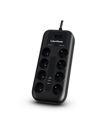 cyberpower Listwa przepięciowa P0820SUF0-FR 8xFR/2xUSB nr 2