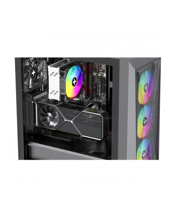 Xilence PCIe 4.0 Riser Cable Set XZ107, Extension Cable (Kolor: CZARNY, for Xilence X Case X912.ARGB Gaming Case)