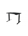 cama meble Biurko z elektryczną regulacją wysokości MOON 121x67x72-120 czarny/antracyt - nr 1