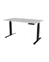 cama meble Biurko z elektryczną regulacją wysokości MOON LONG 150x80x72-120 czarny/biały - nr 1