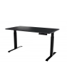 cama meble Biurko z elektryczną regulacją wysokości MOON LONG 150x80x72-120 czarny/antracyt - nr 1