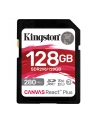 KINGSTON 128GB Canvas React Plus SDXC UHS-II 280R/100W U3 V60 for Full HD/4K - nr 20