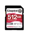 KINGSTON 512GB Canvas React Plus SDXC UHS-II 280R/150W U3 V60 for Full HD/4K - nr 17