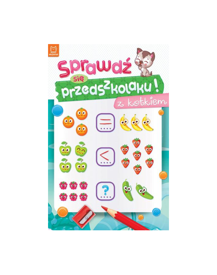 aksjomat Książeczka Sprawdź się przedszkolaku! z kotkiem główny