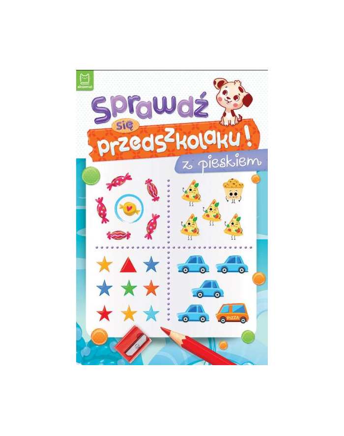 aksjomat Książeczka Sprawdź się przedszkolaku! z pieskiem główny