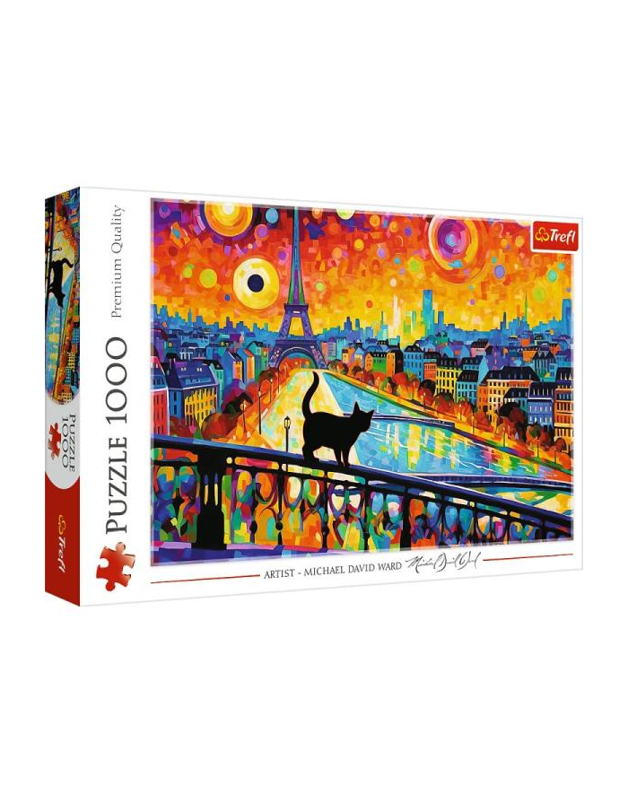 Puzzle 1000el Kot w Paryżu 10795 Trefl główny